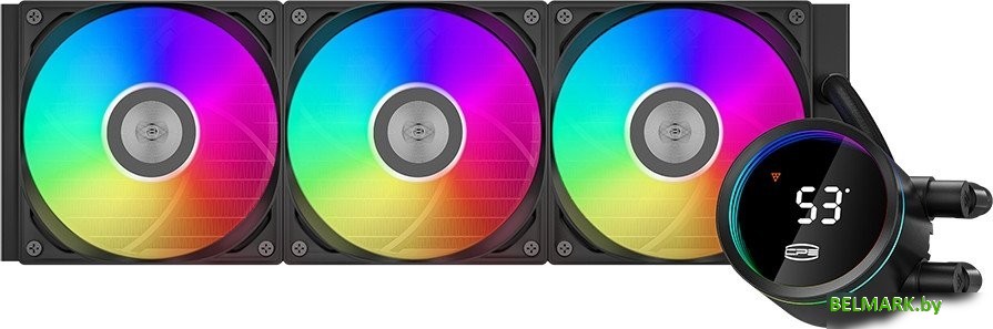 Система жидкостного охлаждения для процессора PCCooler DA360 Pro ARGB Digital (черный) - фото2