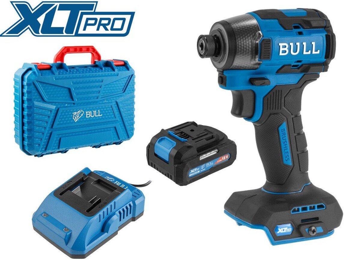 Винтоверт Bull CID 2218 1329953 (с 1-им АКБ, кейс) - фото
