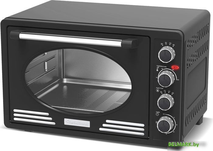 Мини-печь TurboTronic TT-EV45R Retro (черный) - фото