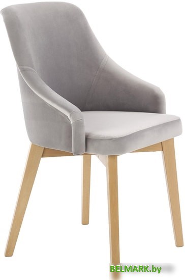 Стул с подлокотниками Halmar Toledo 2 (дуб медовый/solo 265) - фото