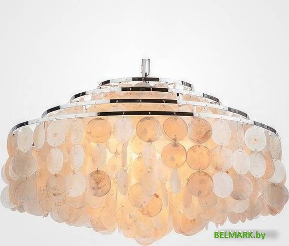 Подвесная люстра Евросвет Sandra 3535/6 хром/перламутр - фото