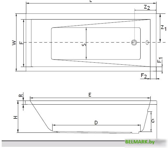 Ванна Excellent Wave 180x80 - фото2
