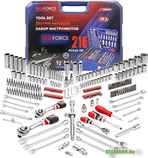 Универсальный набор инструментов Yataforce YF-38841 (216 предметов) - фото2