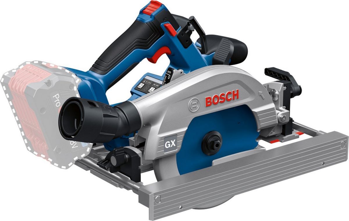 Дисковая (циркулярная) пила Bosch GKS 18V-57-2 GX Professional 06016C1001 (без АКБ) - фото
