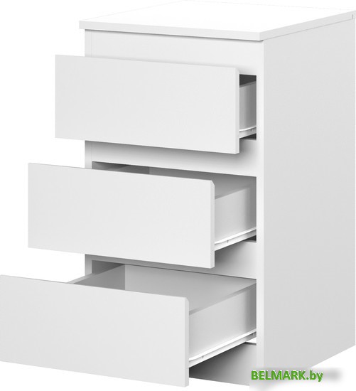 Тумба НК-Мебель Stern Т-9 3-я 72677771 (белый) - фото2