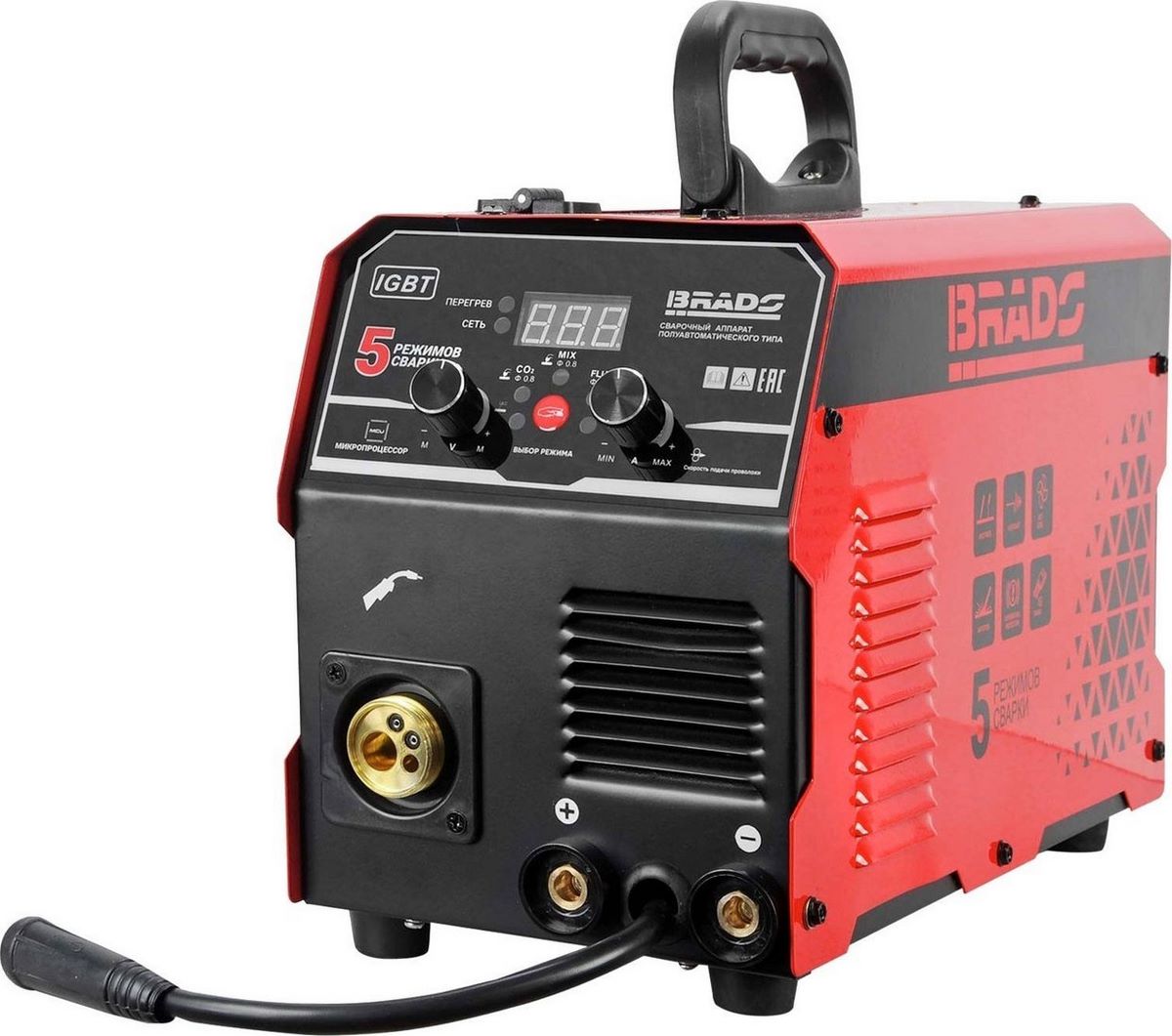 Сварочный инвертор Brado MIG/MMA-220L-21 - фото2