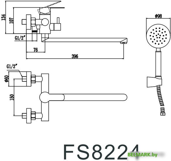 Смеситель Fmark FS8224H - фото2