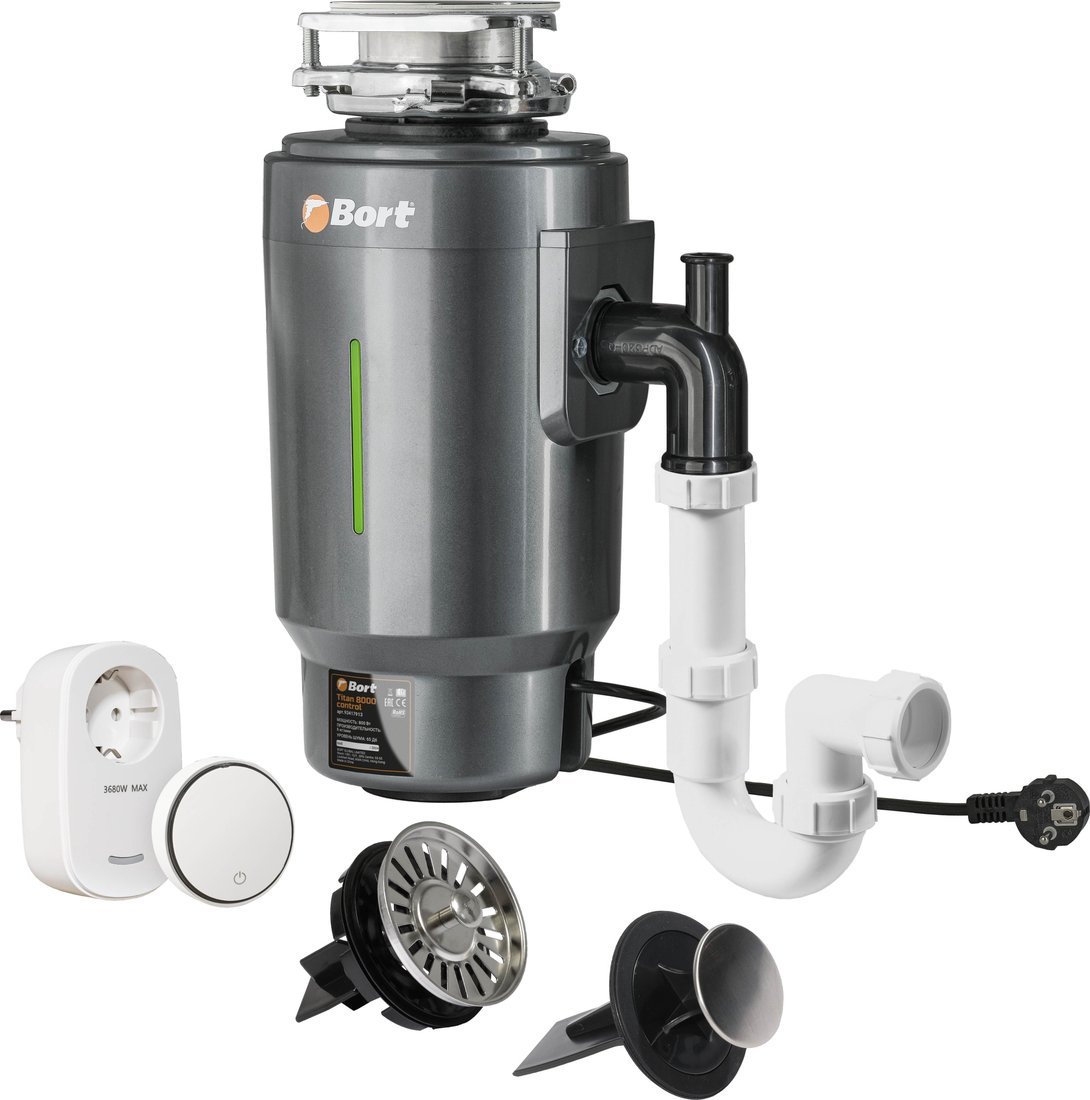 Измельчитель пищевых отходов Bort Titan 8000 Control - фото2