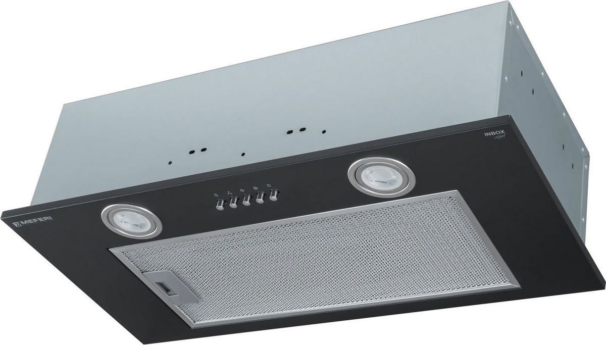 Кухонная вытяжка Meferi INBOX60BK Light - фото