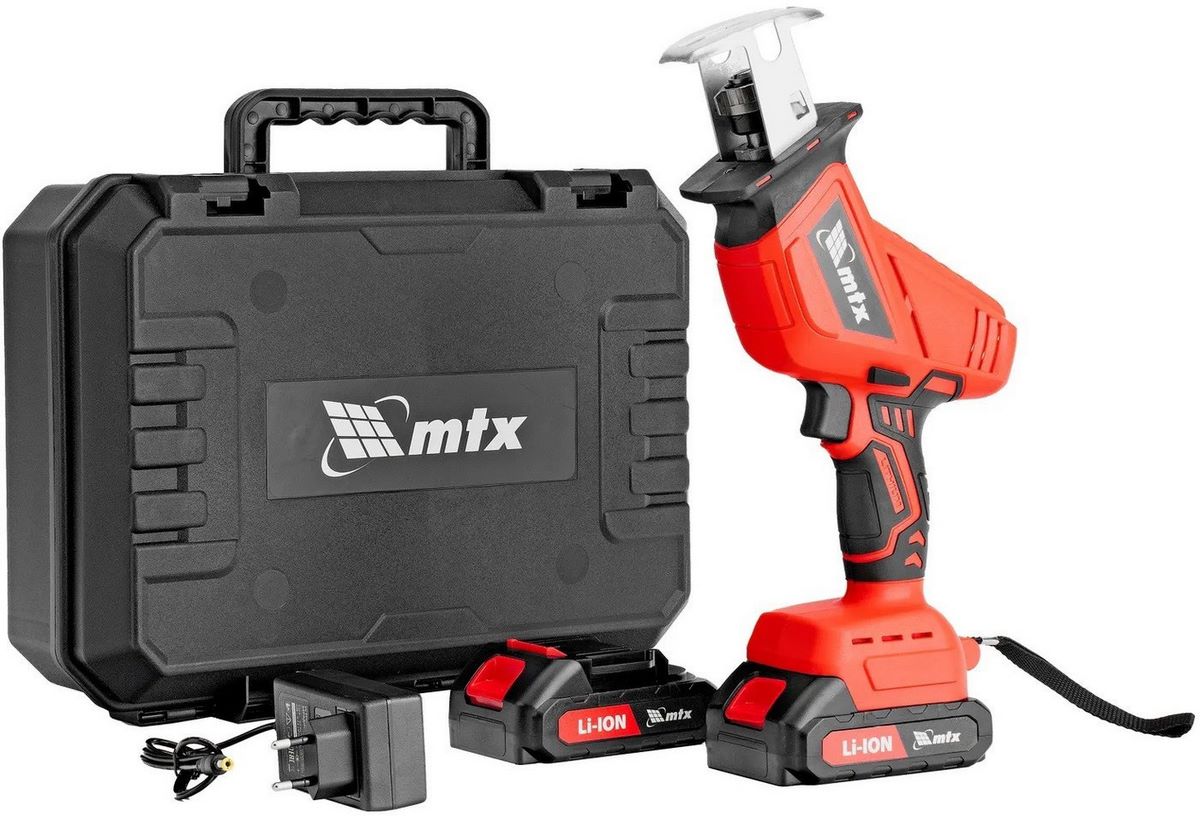 Сабельная пила MTX RС-80 (с 2-мя АКБ, кейс) - фото