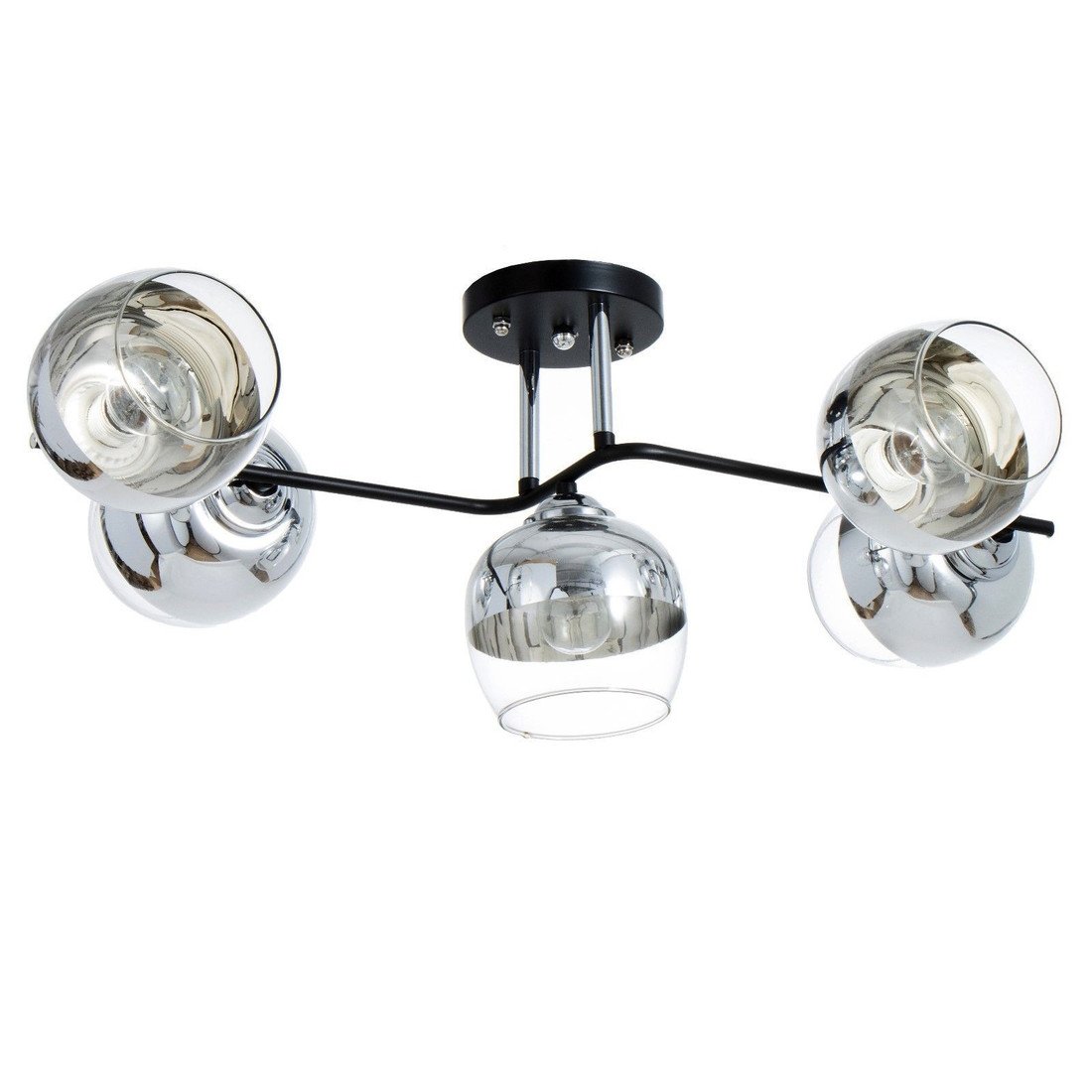 Люстра BayerLux Джина 9408292 (черный/хромовый) - фото