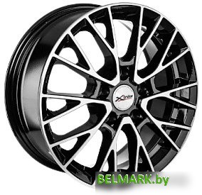 Литые диски X'trike X-135 16x6.5" 5x105мм DIA 56.6мм ET 38мм BK/FP - фото