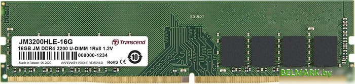 Оперативная память Transcend JetRam 16GB DDR4 PC4-25600 JM3200HLE-16G - фото