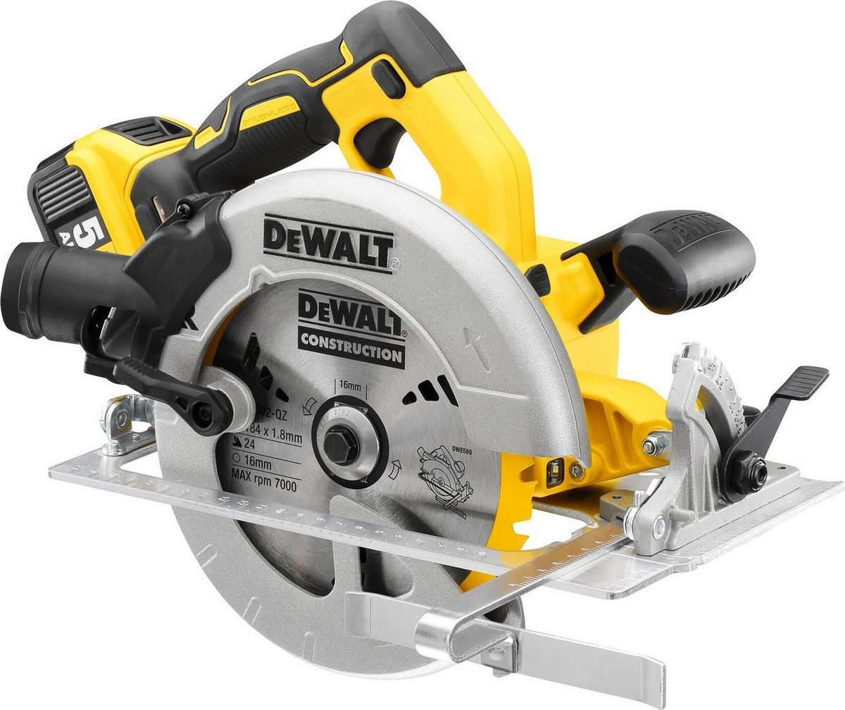 Дисковая (циркулярная) пила DeWalt DCS570P2 (с 2-мя АКБ, кейс) - фото2
