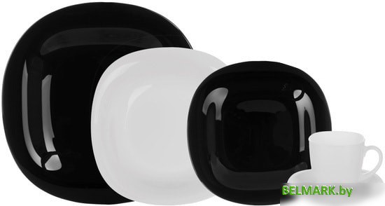 Столовый сервиз Luminarc Carine Black White N1500 - фото