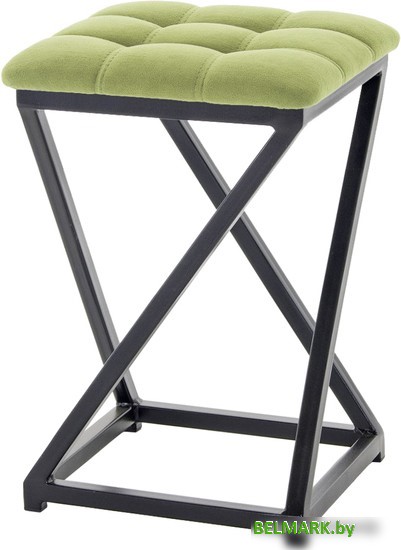 Табурет AMC Comfort 8.1.11 (ткань фисташковый/черный) - фото