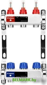 Запорная арматура Varmega Коллектор для теплого пола с расходомерами VM15103 ВР 1" - фото