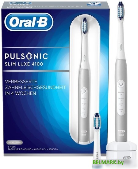 Электрическая зубная щетка Braun Oral-B Pulsonic Slim Luxe 4100 - фото