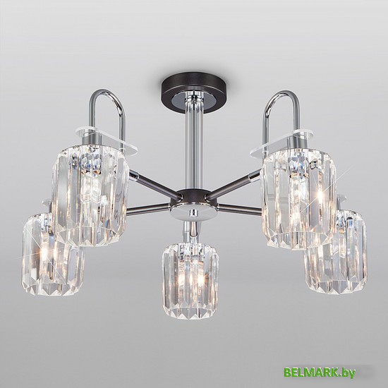 Люстра средней высоты Евросвет Tenia 70090/5 графит - фото