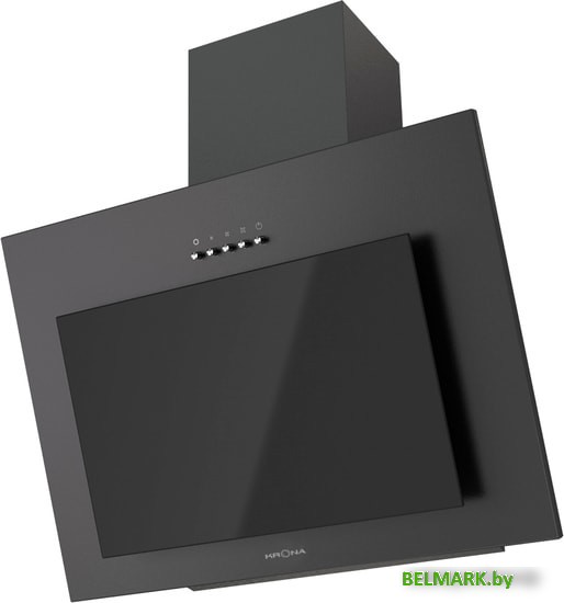 Кухонная вытяжка Krona Fiona 600 PB (черный) 00026268 - фото