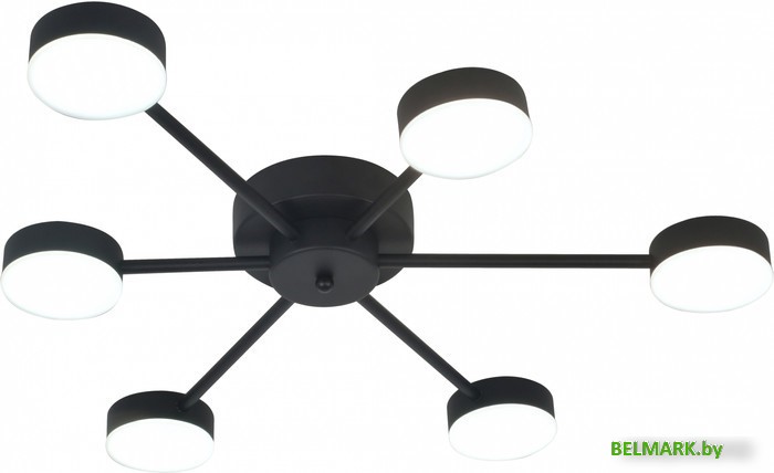 Люстра средней высоты Mirastyle XL-20603/6 BK - фото