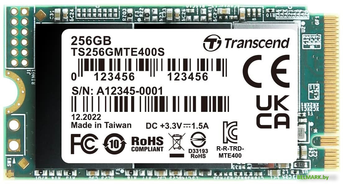 SSD Transcend 400S 256GB TS256GMTE400S - фото