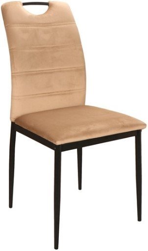 Стул Signal Rip Velvet (bluvel 28 бежевый/черный) - фото