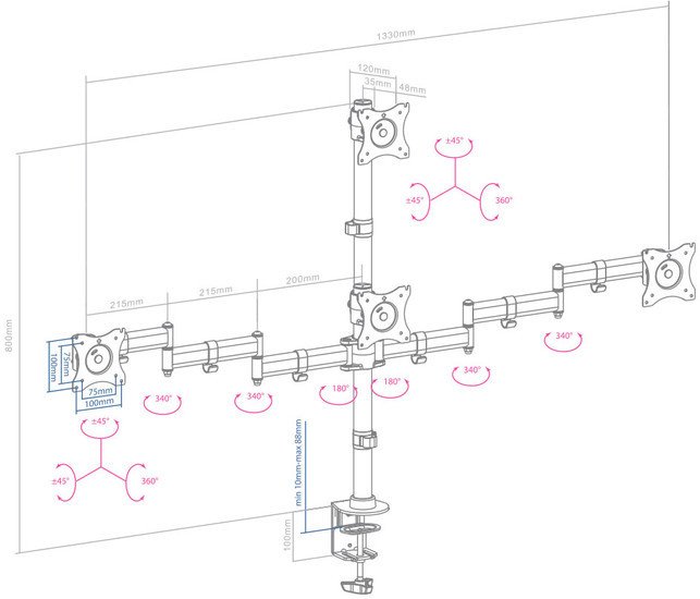 Кронштейн Arm Media LCD-T16 - фото2