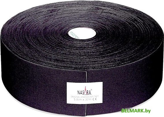 Тейп Nasara Kinesiology Tape NR81469 (черный) - фото