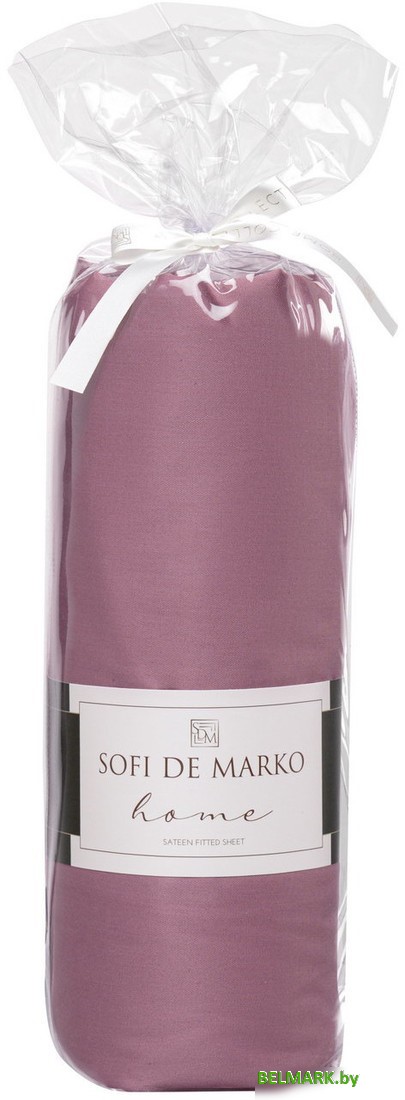 Постельное белье Sofi De MarkO Мармис 160x200 Пр-мс-160x200x30пур (пурпурный) - фото2