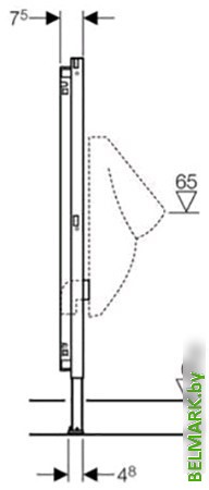 Инсталляция для писсуара Geberit DuoFix 111.686.00.1 - фото2