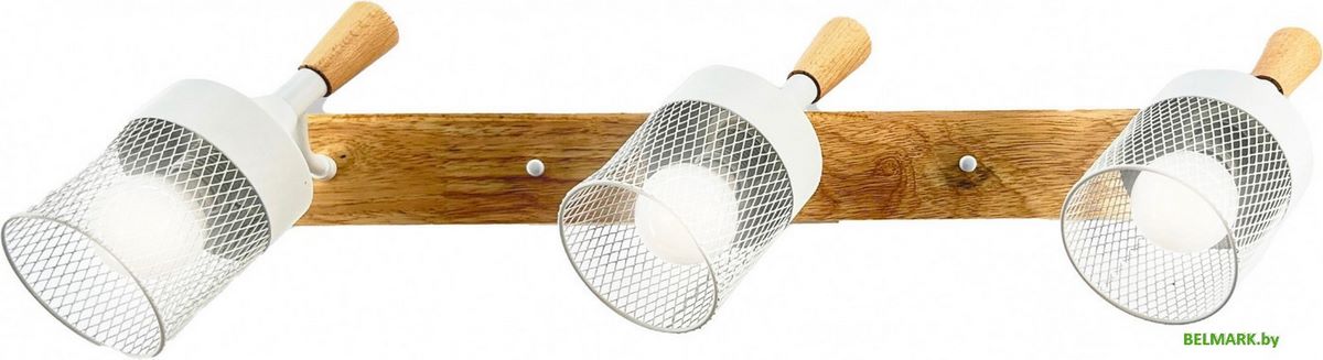 Спот Aitin Pro НПБ 02-3x60-102 N6235/3 (белый/дерево) - фото