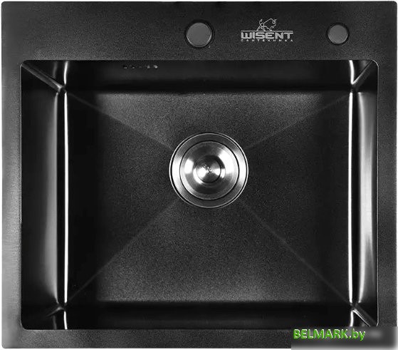 Кухонная мойка Wisent WS35044B (с сифоном GER013) - фото