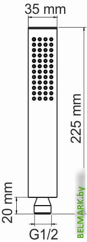 Душевая лейка Wasserkraft A103 - фото2