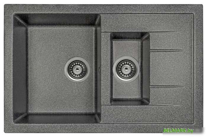 Кухонная мойка Gerhans C10 (графит) - фото