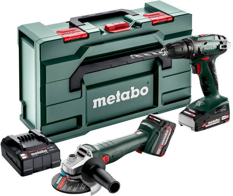Metabo Combo Set 2.4.3 18 V 685204500 (шуруповерт, болгарка, 2 АКБ, кейс) - фото