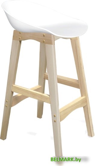 Стул Sheffilton SHT-ST19/S65 (белый/прозрачный лак) - фото