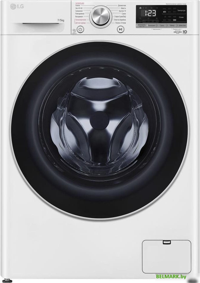 Стирально-сушильная машина LG F2V5HG1W - фото