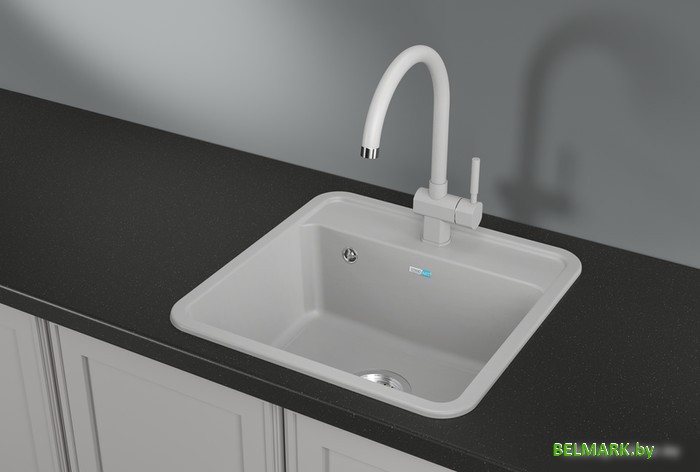 Кухонная мойка Granula ST-5001 (белый) - фото2