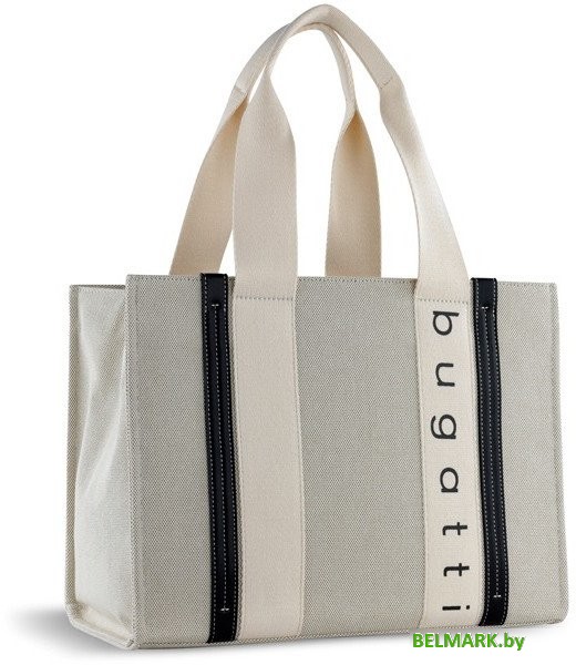 Женская сумка Bugatti Ambra 49539150 (бежевый/черный) - фото2