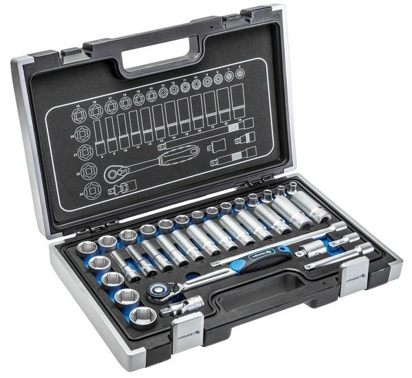 Универсальный набор инструментов Hogert Technik HT1R465 (36 предметов) - фото