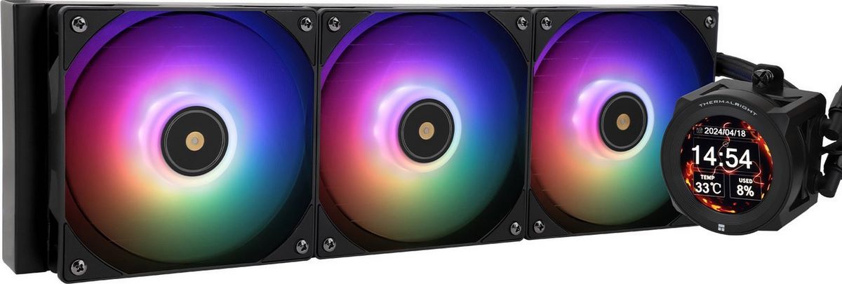 Система жидкостного охлаждения для процессора Thermalright Core Vision 360 ARGB (черный) - фото