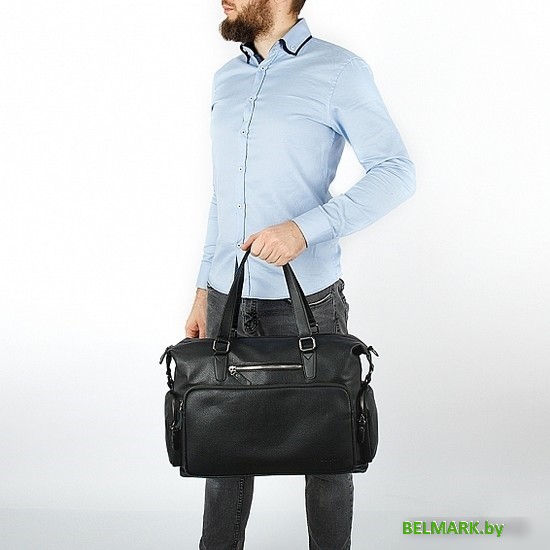 Дорожная сумка Poshete 249-D019-1-BLK (черный) - фото2