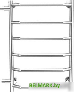 Полотенцесушитель Ростела Трапеция боковое подключение 1" 8 перекладин 80 см - фото