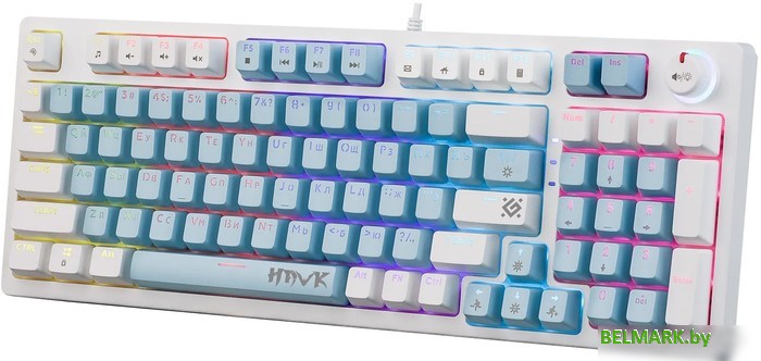 Клавиатура Defender Hawk GK-418 (белый, Outemu Brown) - фото2