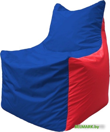 Кресло-мешок Flagman Фокс Ф2.1-122 (синий/красный) - фото