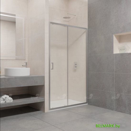 Душевая дверь RGW PA-14 41081413-11 130 (хром/прозрачное стекло) - фото