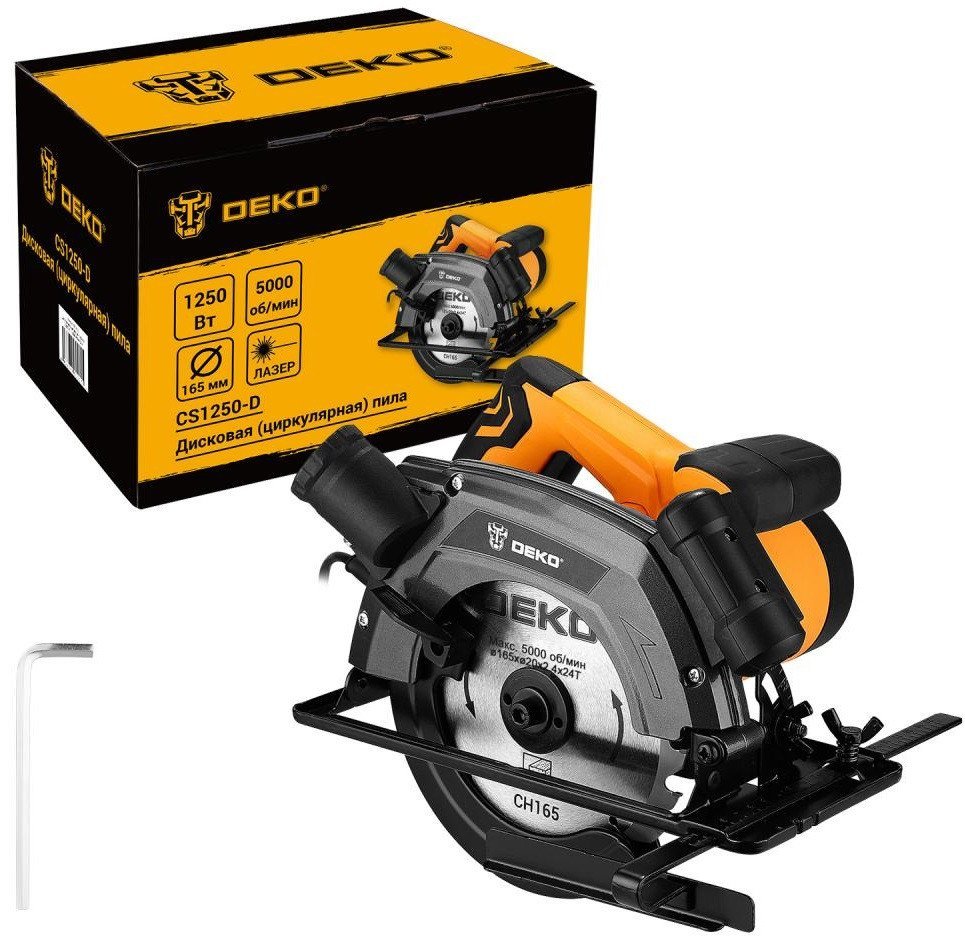 Дисковая (циркулярная) пила Deko CS1250-D 083-1100 - фото