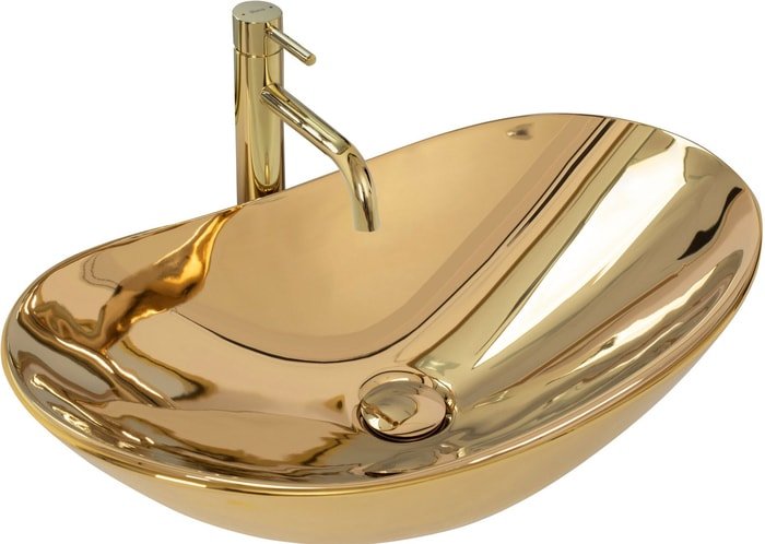 Умывальник Rea Royal (золотой) - фото