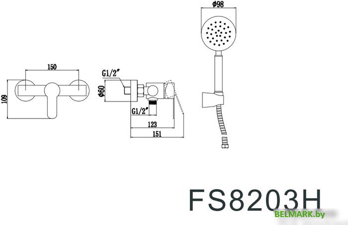 Смеситель Fmark FS8203H - фото2